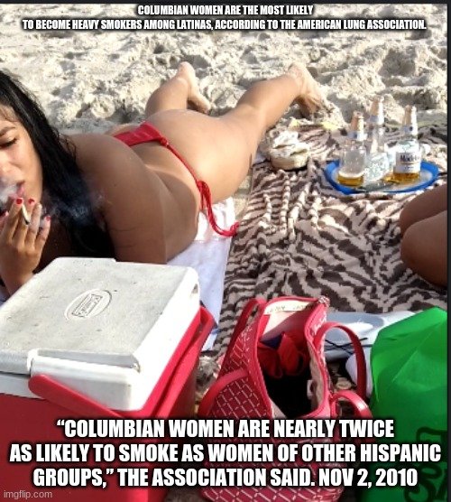 Columbian Latina Hotties body on beach smoking candid #F2txuT6e